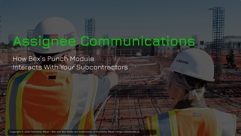 Punch Items & Subcontractors