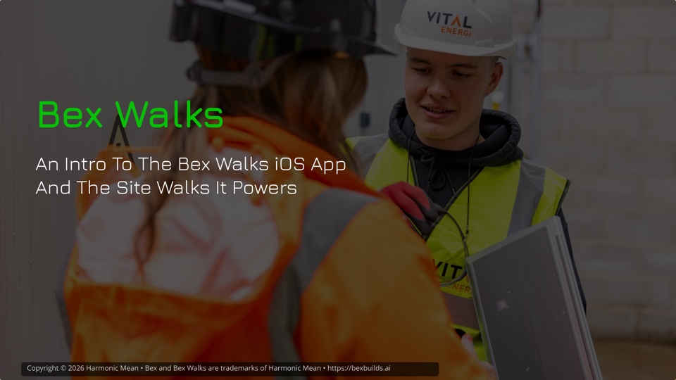 Site Walks With The Bex Walks App